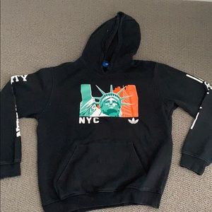 New York City Adidas jacket hoodie sweatshirt